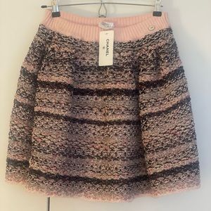 Chanel Multi Colored Liberty Cotton Skirt